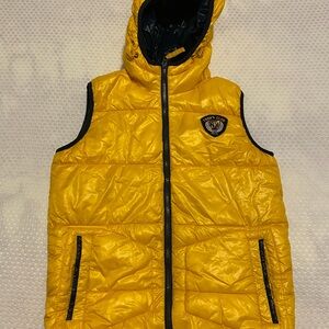 Children's Yellow Hooded Vest